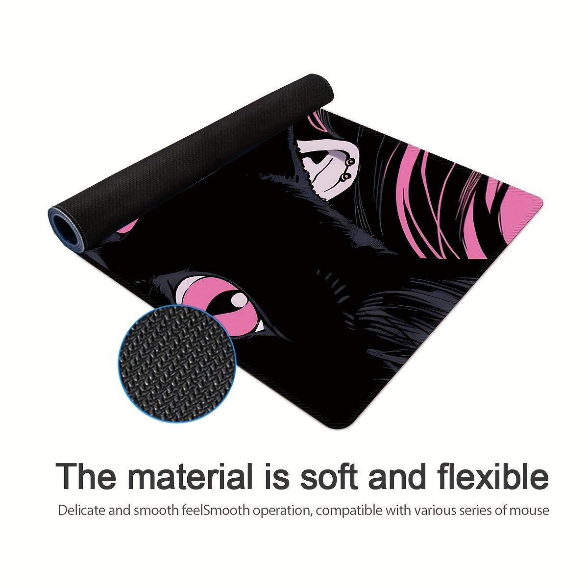 Cat large gaming electronic sports computer oversize lengththen and thicken mouse pad desktop mat table mat non-slip mouse pad washable rubber material mouse pad with Precision Lock edge gift