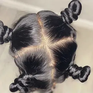 Bling Hair 360 Lace Front Wigs Human Hair Silky Straight Wig 360 Pre Plucked Lace Frontal Wigs 180% Density Straight 360 Full Lace Human Hair Wigs with Baby Hair Natural Color for Black Women #Summervibes