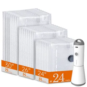 2026 Upgraded Cordless Vacuum Compression Bag Set, 24 Pack 3 Sizes  Travel Storage Bags, USB Rechargeable Handheld Pump, Waterproof Reusable Space Saver Zipper Pouches for Luggage Suitcase Clothes Carry-On Packing