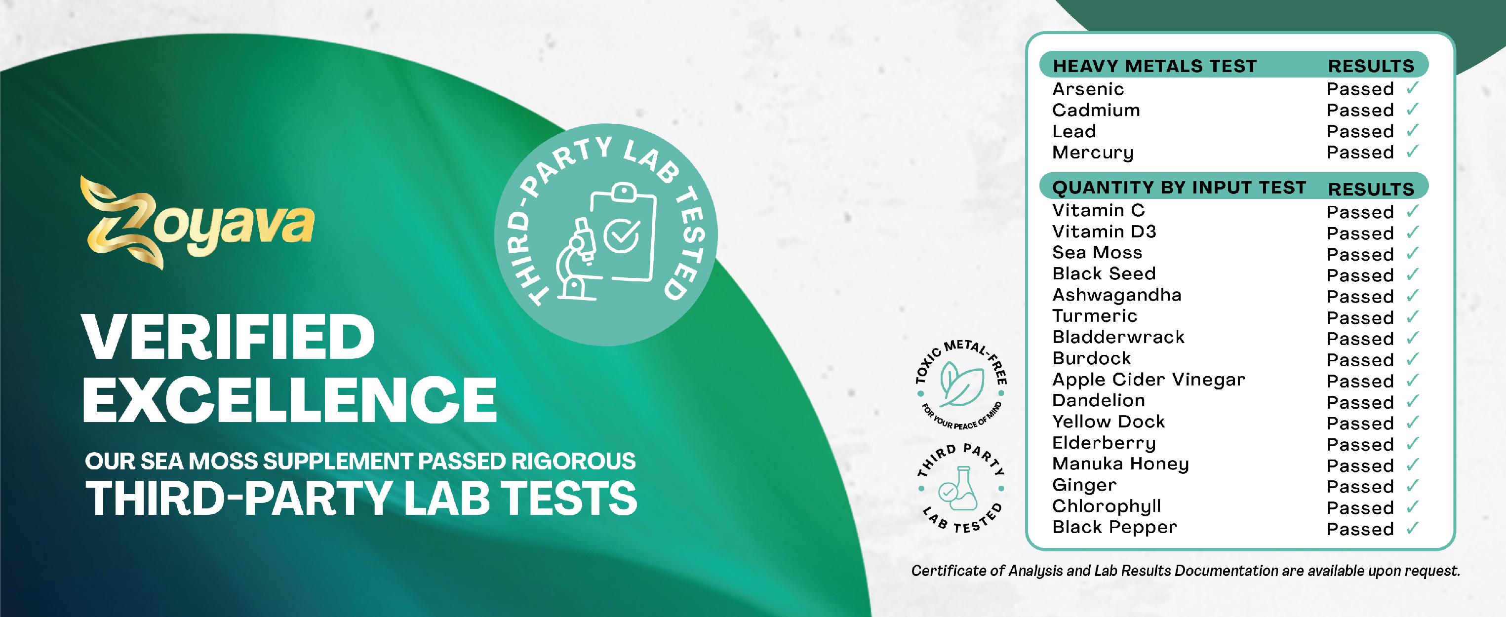 Ino-Sea Smooth Bundle - Zoyava Myo-Inositol & Sea Moss Supplements - All-in-One Multivitamin Combo with Extra Strength Ingredients - MADE IN USA