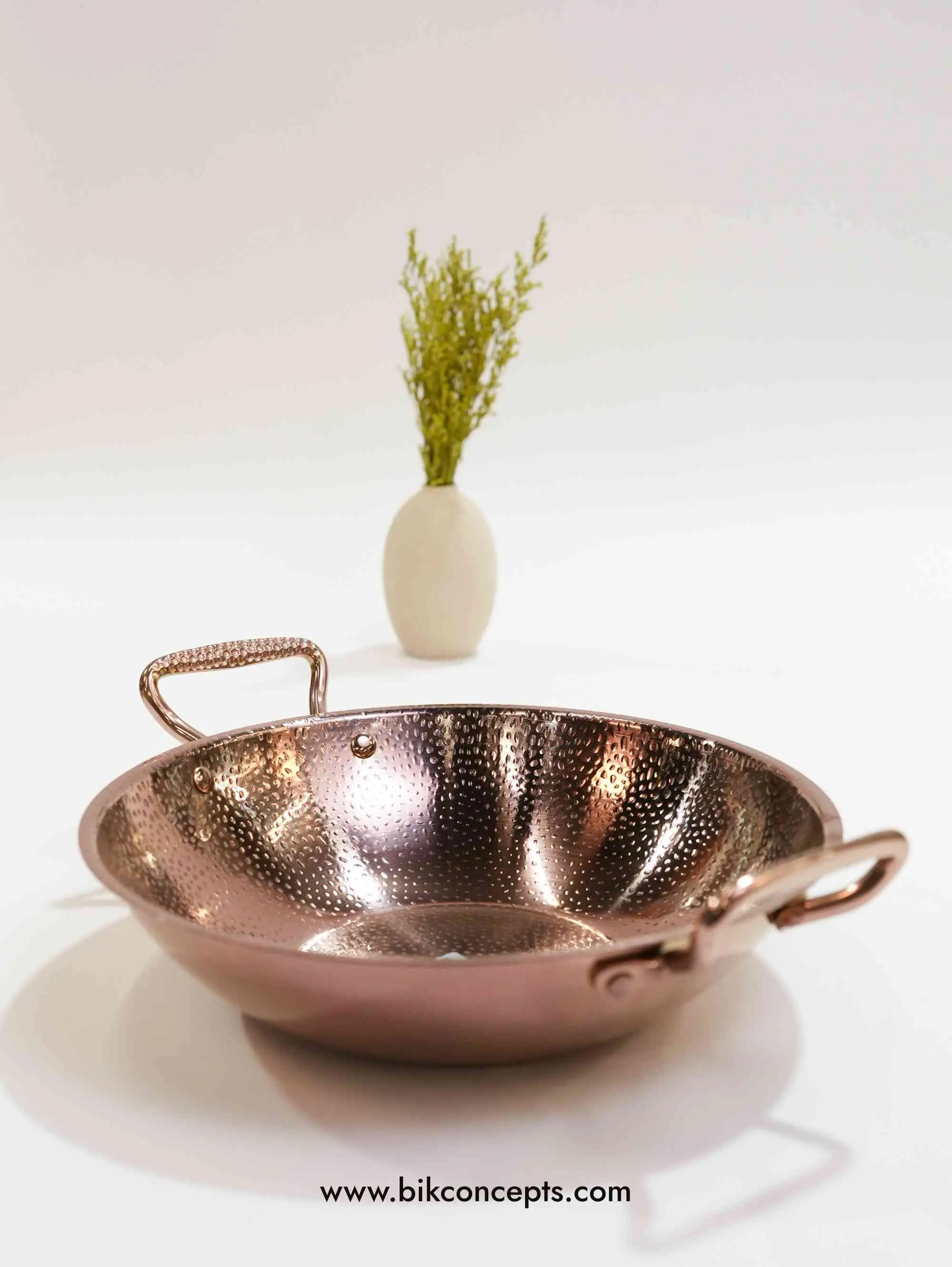 Hammered Serving Wok – Luxury Stainless Steel Karahi - Broth Dish
