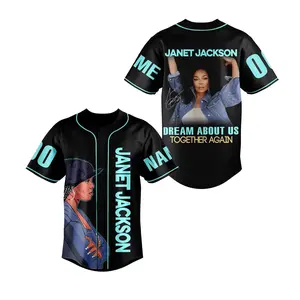Janet Jackson Dream About Us Together Again Baseball Jersey Shirt Gift For Fans Men Women