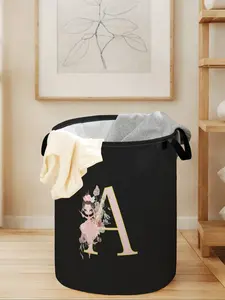 Floral Print Laundry Hamper Basket with Handle, Durable Foldable Clothes Storage Bin, Large Capacity Toy Organizer for All Seasons