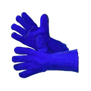 Welding Gloves - Blue Gloves for Welding Safety and Protection