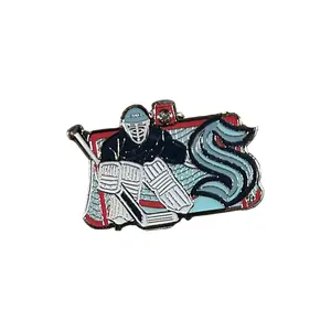 Seattle Kraken Light Up Goalie Pin with Bold LED Light for Game Days & Celebrations Perfect Gift for Fans Seattle Kraken Light Up Goalie Pin with Bold LED Light for Game Days & Celebrations Perfect Gift for Fans