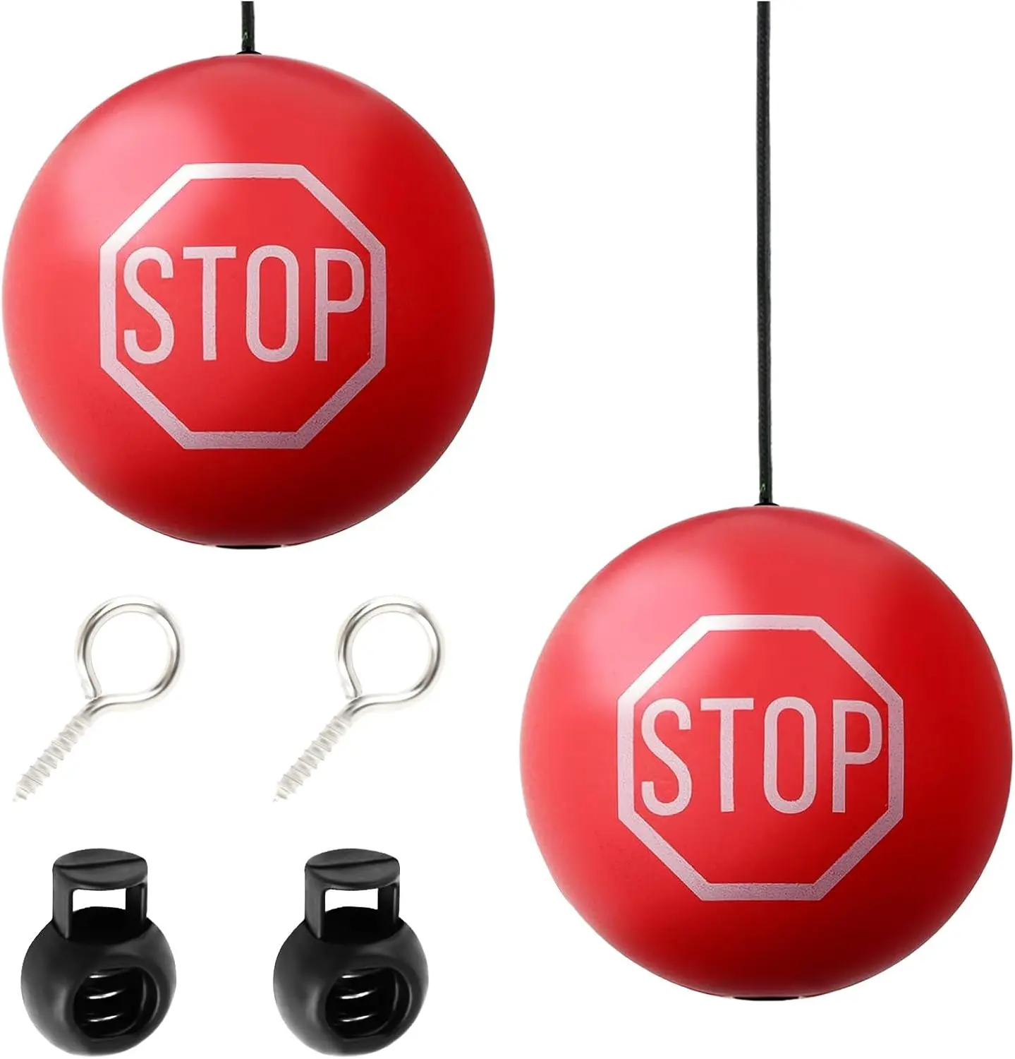 2PCS Garage Tennis Ball Parking Aid Kit,Adjustable Hanging Garage Parking Aid for Precise Car Positioning,Universal Garages Stopper for Parkings Car as Garages Accessories