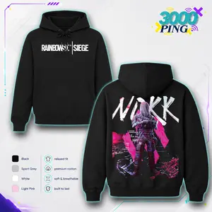 Rainbow Six Siege Vintage Hoodie, R6S Tactical Gamer Graphic T-Shirt, Stealth Glitch Art Streetwear, Neon Pink Cyber Aesthetic Sweatshirt, FPS Fan Gift, Unisex Cotton Apparel