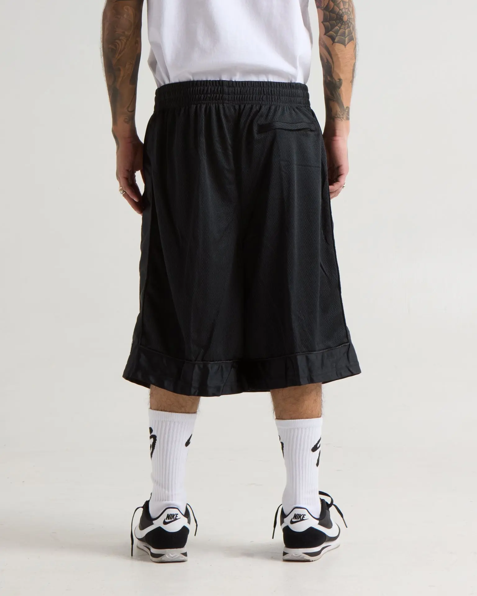 Long Mesh Shorts Breathable Athletic Bottoms