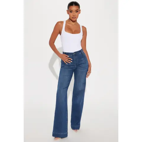 Tall Margot Stretch Trouser Jeans - Dark Wash
