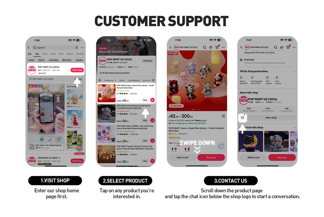 POP MART Mickey Family Cute Together Keychain Series Figures Blind Box, Collectible Toys,summerwins