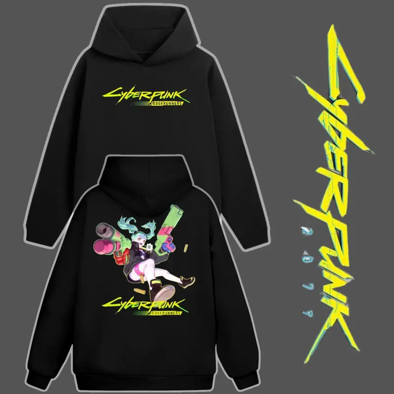Cyberpunk 2077 Rebecca Best-loved Hoodie, Cyberpunk Shirt, Anime Clothings