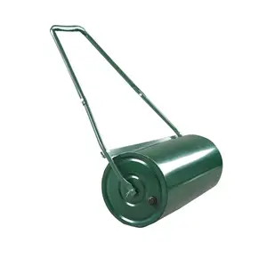 [FLASH SALE] Garvee 9.5 Gallon Lawn Roller, Tow Behind & Push Steel Yard Roller for Lawn Leveling, Water/Sand Fill, U-Handle, Ideal for Seeding & Sod