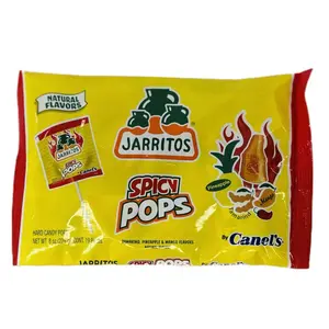 Jarritos Spicy Pops!! Pineapple, Tamarind, and Mango Flavored Lollipops