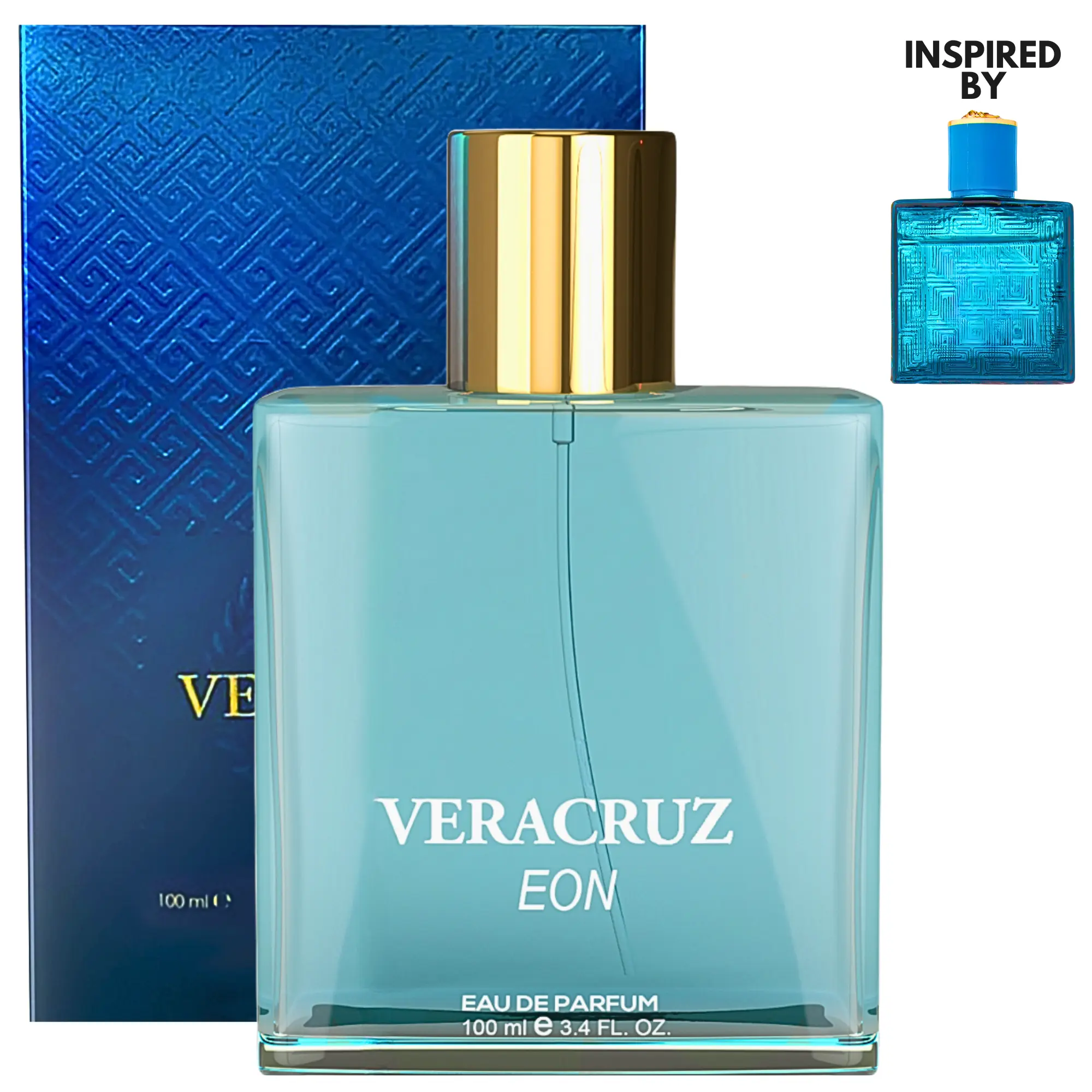 Sandora Fragrances Perfume for Men – Mint, Green Apple, Tonka Bean, Vanilla – Fresh, Sweet, Bold, Long-Lasting Eau De Parfum 100ml (3.4 fl oz)