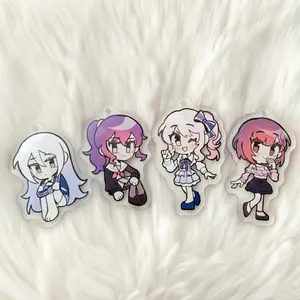 Project Sekai Mizuki Akiyama Mafuyu Asahina Kanade Yoisaki Ena Shinonome Nightcord at 25 Cute Chibi Keychain, Cute Chibi Keychain Accessory, Fun Charm For Backpack Or Purse | High Quality and Customer Favorite Items