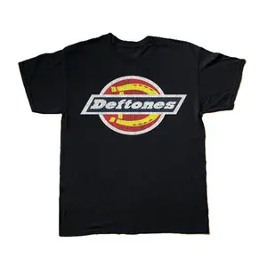 Y2K VINTAGE DEFTONES MASHUP UNISEX BLACK T-SHIRT