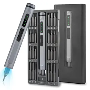 50 In 1 Electric Screwdriver Set, PrecisionScrewdriverSet, Summer Cift, Rechargeable MagneticElectricScrewdrivers Kit with Light