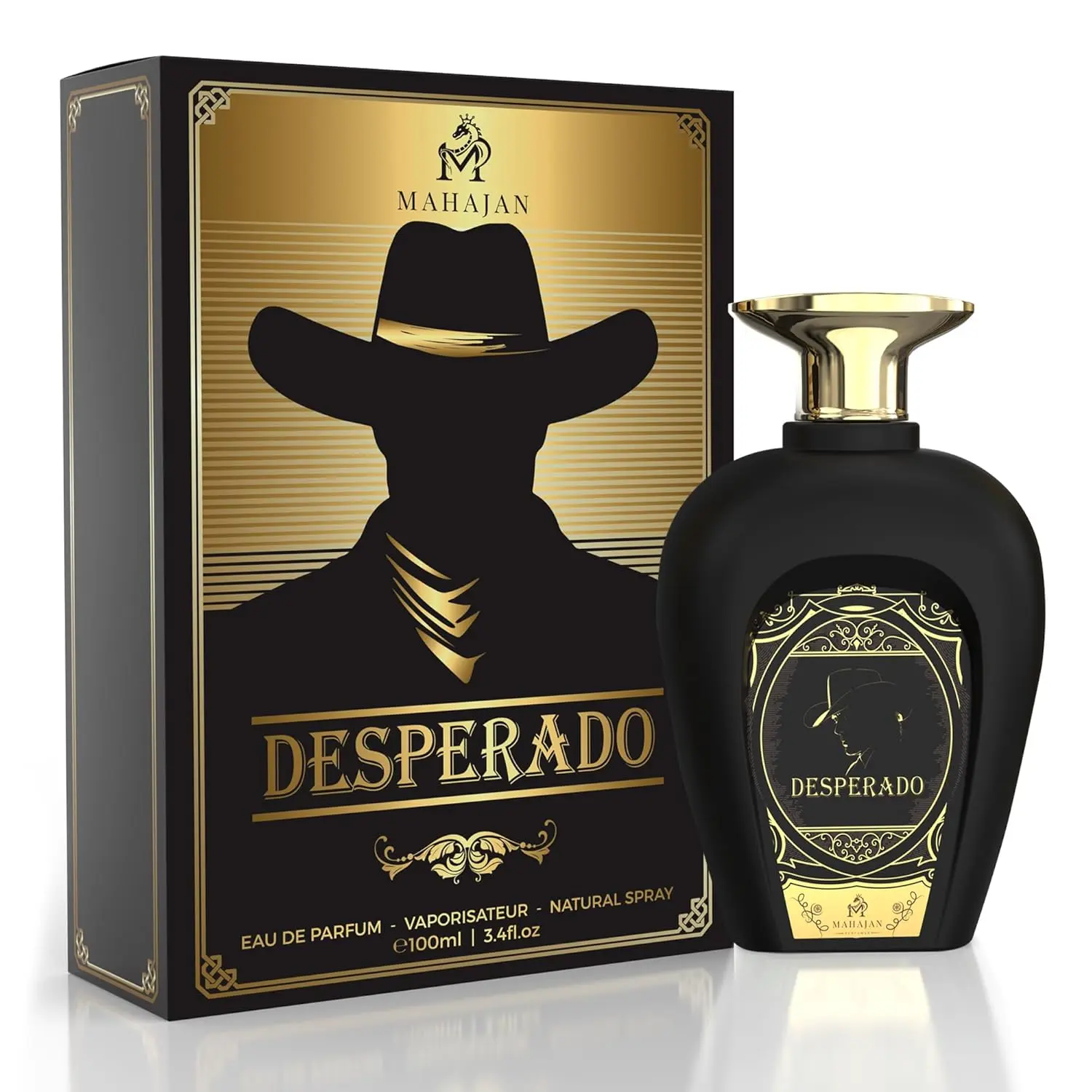 Mahajan Desperado Eau de Parfum Spray for Men 3.4 Ounce
