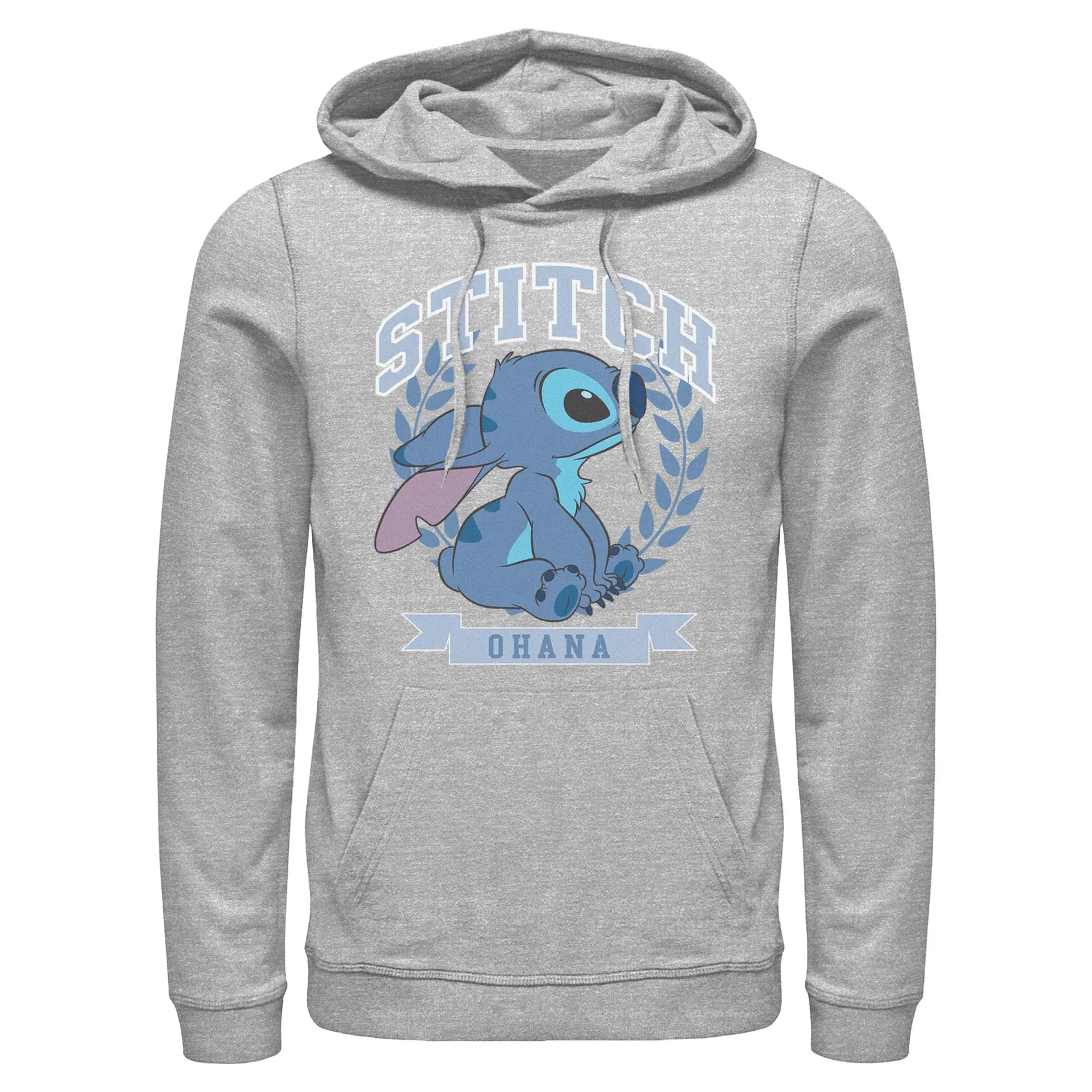 Mens Lilo & Stitch Athletic Ohana Lightweight Hoodie