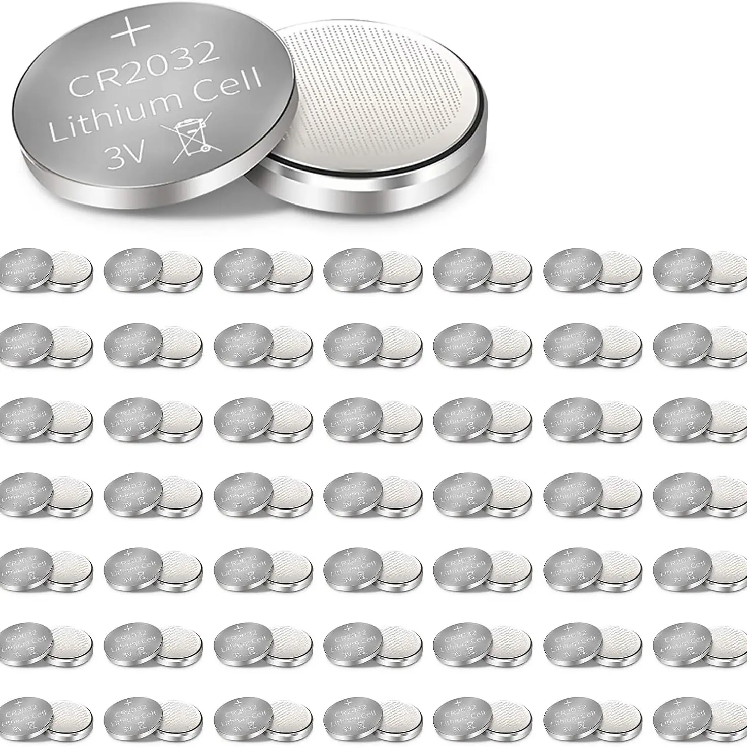 Cr2032 3v Button Cell Battery, Industrial Pack, Dl2032 Ecr2032 Lm2032, for Remote Control, Watch, Calculator, Doorbell, Computer Motherboard, Car Key, Toy