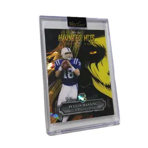 2024 Wild Card Haunted Hits Monster Hunt Peyton Manning Indianapolis Colts Witch Cracked Ice Refractor Serial Numbered 2/3