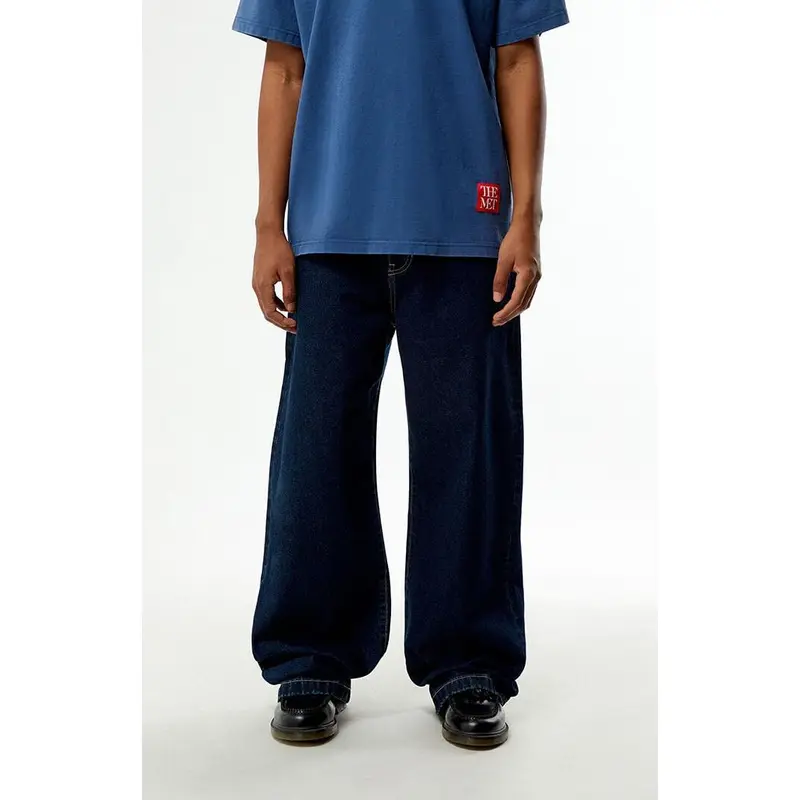 Pacsun Men's Blake Extreme Baggy Jeans Dark Blue