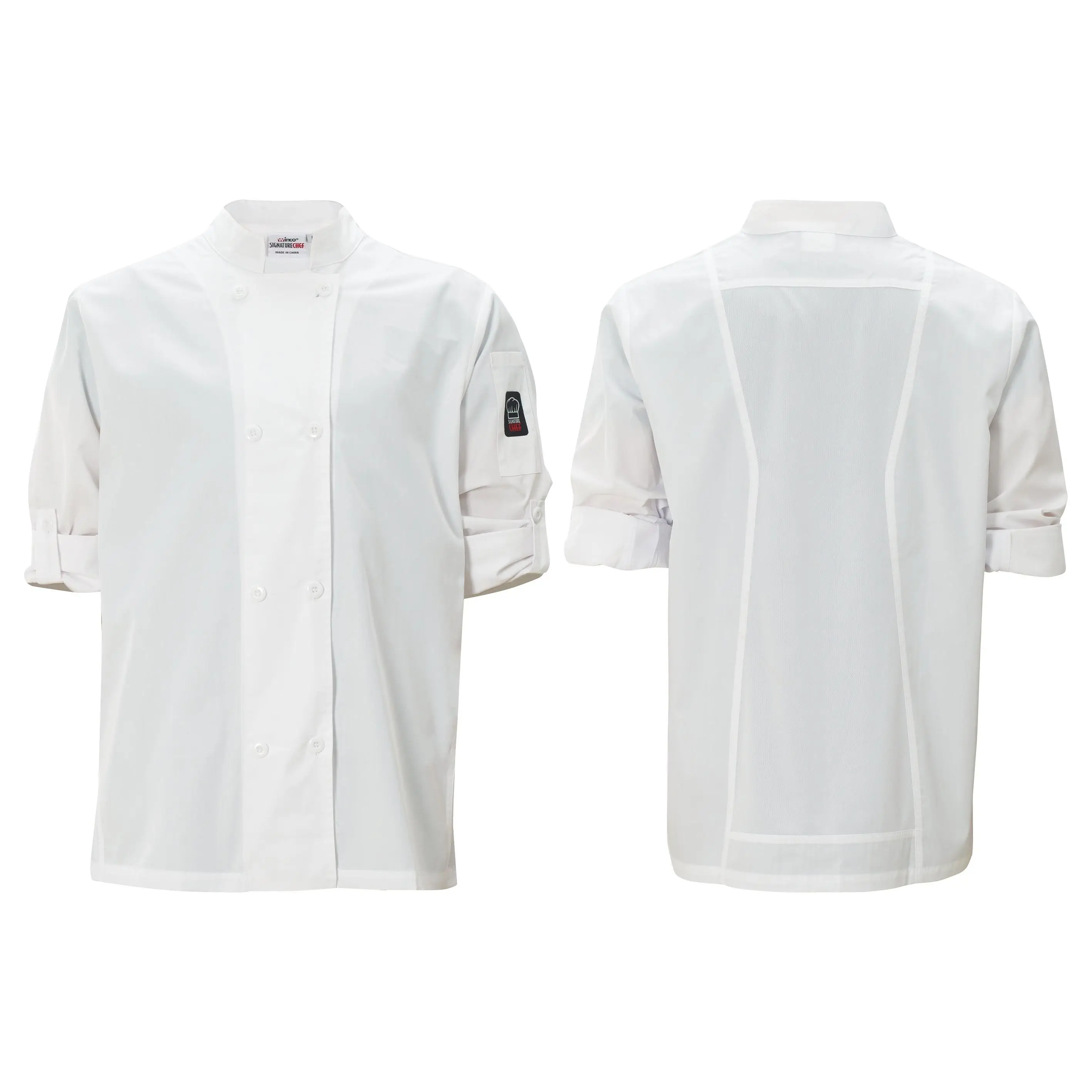 Winco, UNF-12WM, Ventilated Chef Jacket