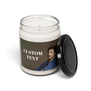 Pedro Pascal Scented Soy Candle - Personalized Gift for Any Occasion