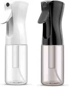 Spray Bottle For Hair (2 Pack 6.8 OZ) Continuous Mister Empty Spray Bottles, Ultra Fine Mist Water Sprayer for Hairstyling, Cleaning, Plants, Pets, Barbers, Salons, Essential Oil Scents