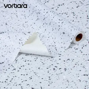 Vortiara Non-Stick Lotus Flower Shelf and Drawer Liners - Durable Non-Slip Waterproof Cabinet Protectors for Kitchens, Tables, and Bookshelves - 12" x 60"