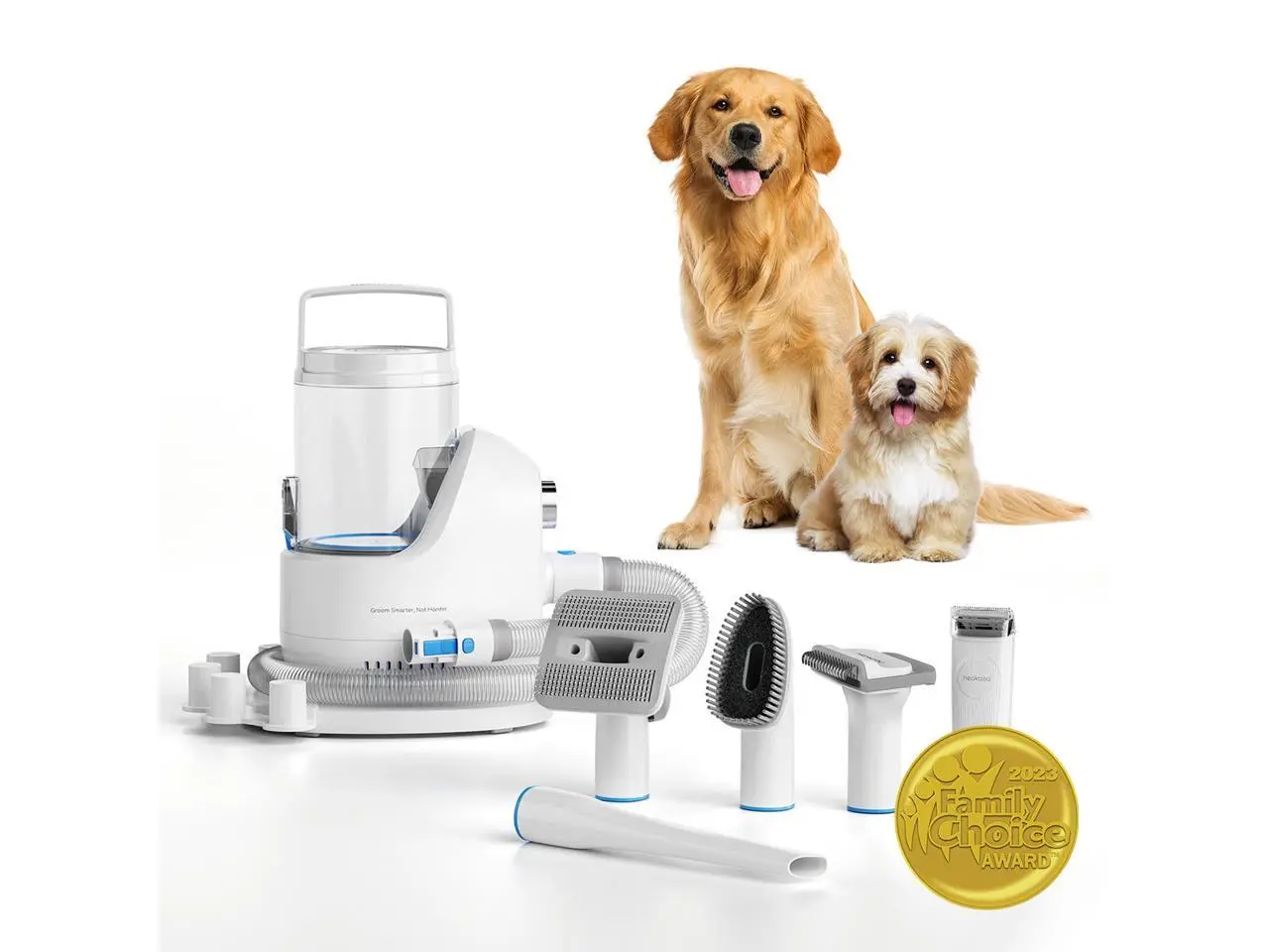 Neakasa P2 Pro 5-in-1 Dog Cat Grooming Kit with Vacuum