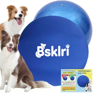 Dog Herding Ball - Push & Chase Toy for Supervised Outdoor Play Dog Herding Ball - Push & Chase Toy for Supervised Outdoor Play