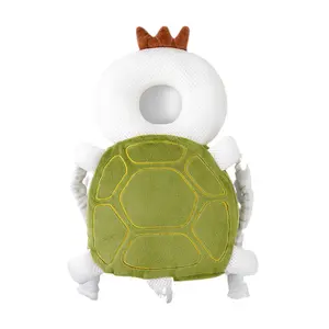 Plush Stuffed Animal Baby Head Protection Carrier - Adjustable Airbag Pads for Infants, Soft Huggable Toy, Autism Support Gift