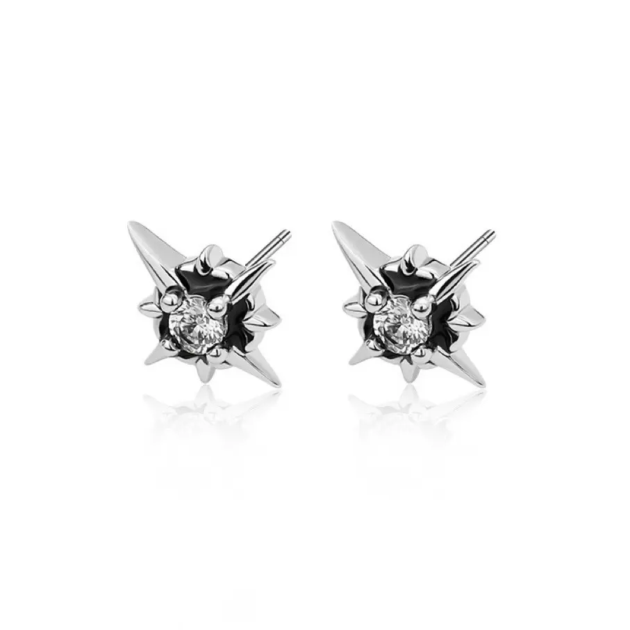 Star Stud Earrings for Men Women