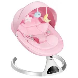 HARPPA Weddell Electric Baby Swing & Rocking Chair With Mosquito Net, Portable & Foldable Design, 5 Speeds Swing & Timer, 12 Soothing Songs, Remote Control