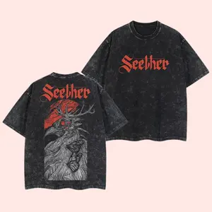 Retro Limited Seether Heavy Metal Shirt, Unisex Oversize Rock Band Washed Heavyweight Cotton T-shirt, Gift For Rock Music Lovers , Gothic Punk Emo Grunge Y2K Outfits