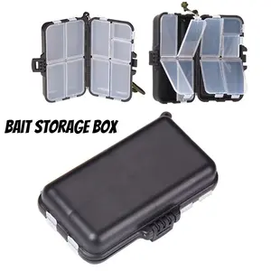 9-Grid Plastic Fishing Lure Storage Box, Multi-Purpose Fishing Parts Organizer Case, Portable Outdoor Fishing Accessories Tackle Box