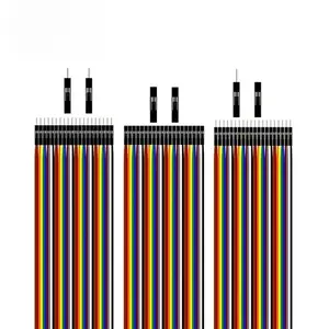 High-Quality 40pcs 20cm Dupont Wire Set, Male/female Connectors, Ideal for Arduino Esp32 Raspberry Pi Projects, Durable & Versatile