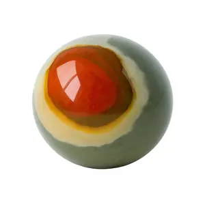 Ocean Jasper Crystal Sphere – Serenity & Strength in Stone