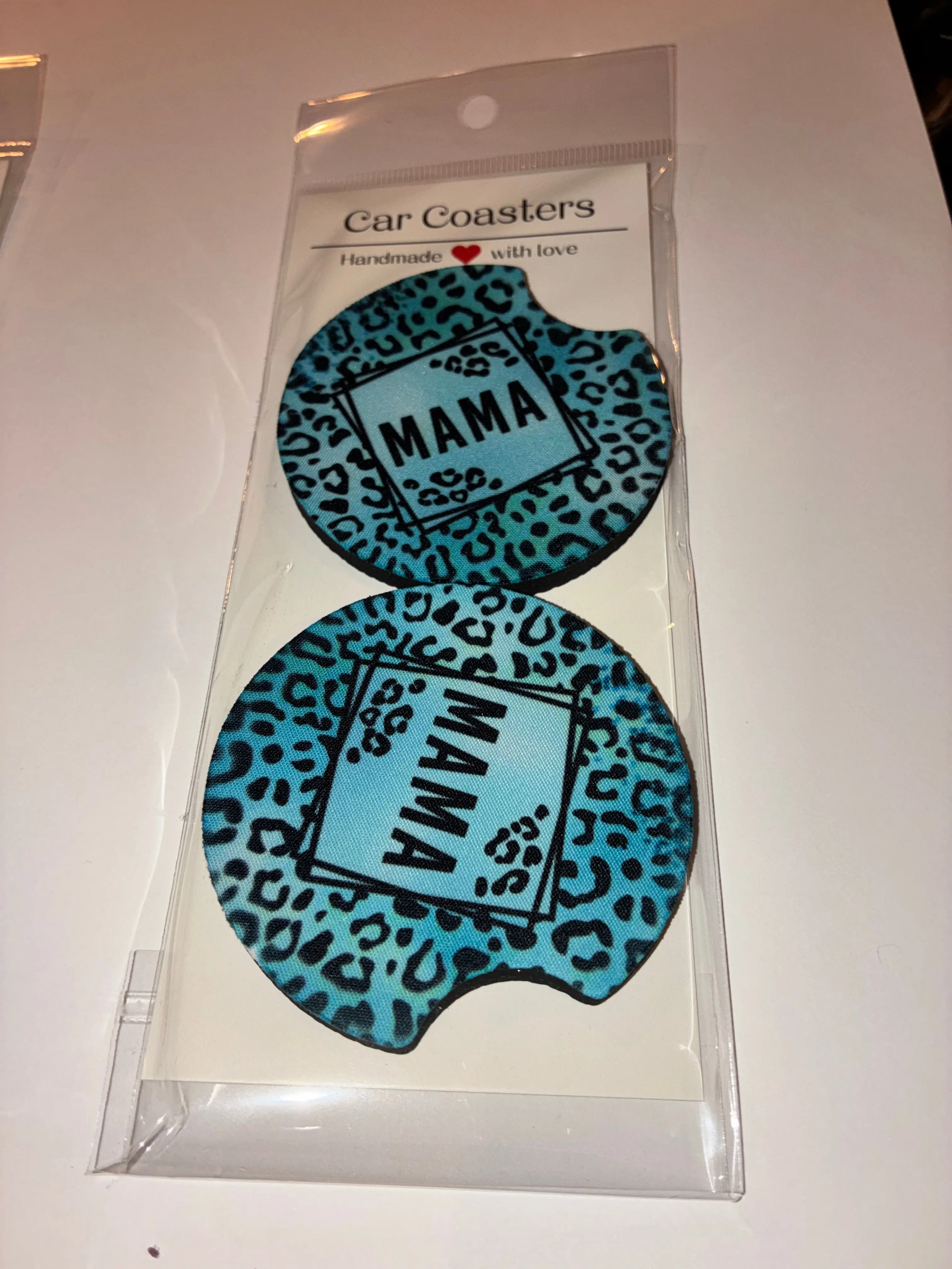 Mama #1 car coasters Mama #1 car coasters