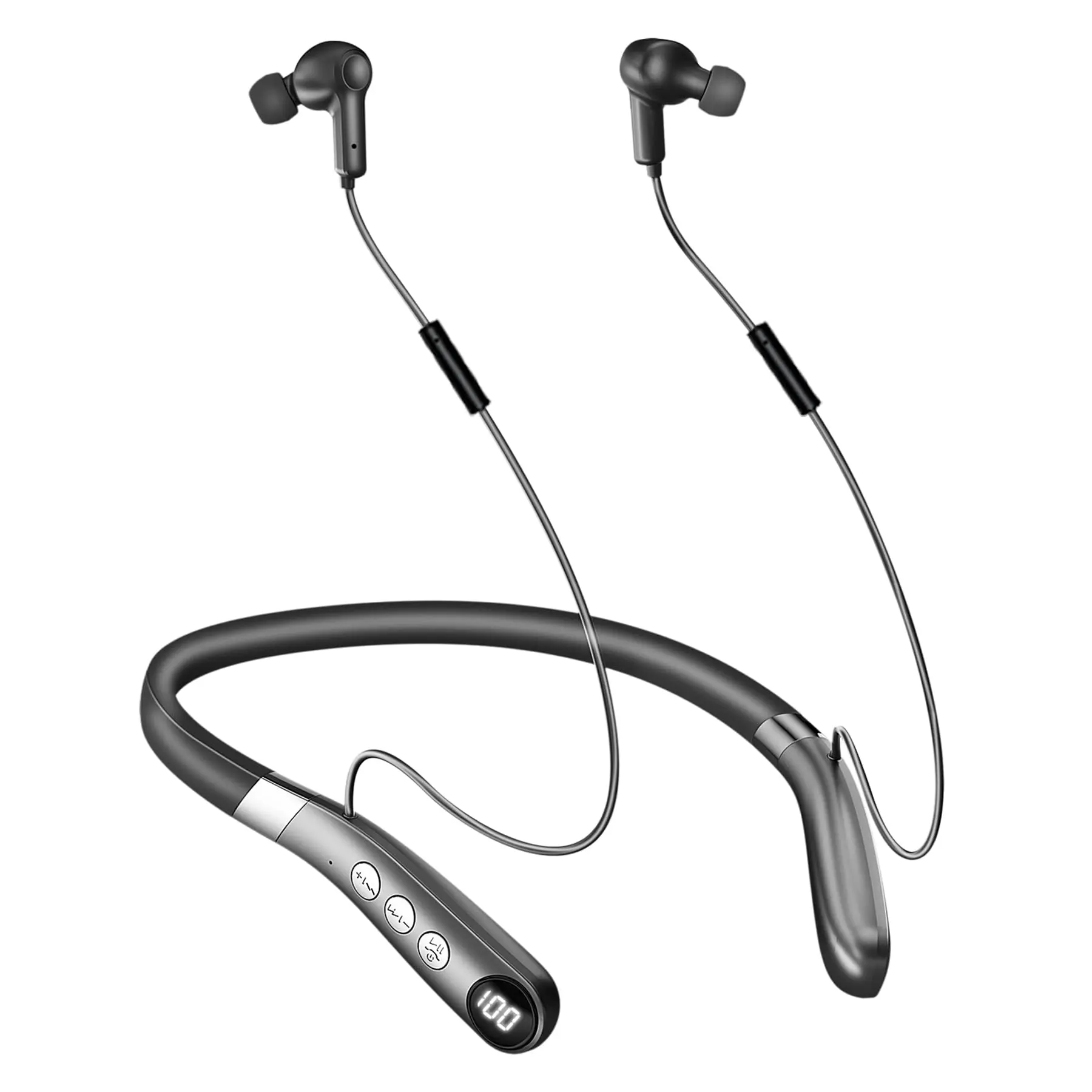 Wireless Bluetooth Neckband Sound Enhancer – Clear Audio for TV, Music & Calls Headset Earbuds