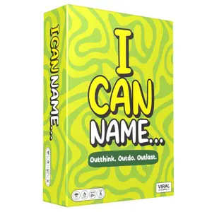 I Can Name… The Fast-Paced Party Card Game of Bragging, Bidding & Brainpower | Hilarious Group Game for Adults, Teens, Families | 325 Topics, Challenge Cards & Timer | 2+ Players