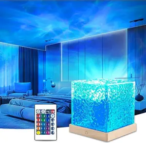 Summer Gift: Northern Lights Aurora and Ocean Vibe Projector, Sixteen color Lights, 3D Starry Night Water Vibe Effect, Perfect for Bedroom Decor TikTokShopJumpstartSale clearance items