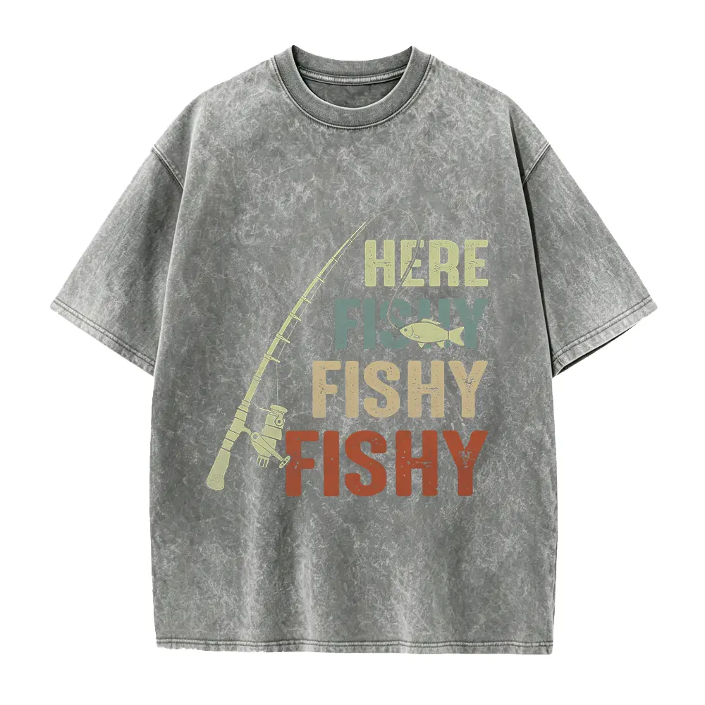 Here Fishy Fishy Fishy Shirt, Fishing Shirt, Gift for Fisherman, Fishing Lover Shirt, Funny Fishing Shirt, Fisherman Shirt