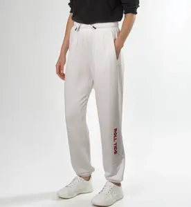 Roll Tide Softest Fleece Jogger in White
