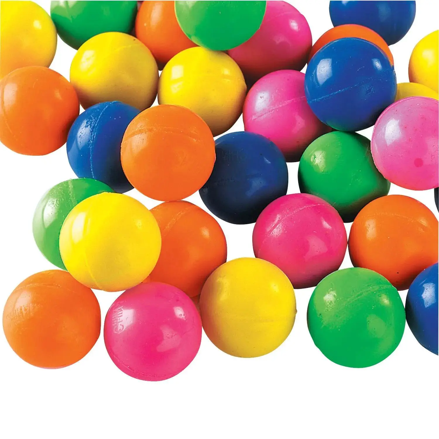 Colorful Mini Neon Bouncy Balls - 144 Pc. for Fun & Games
