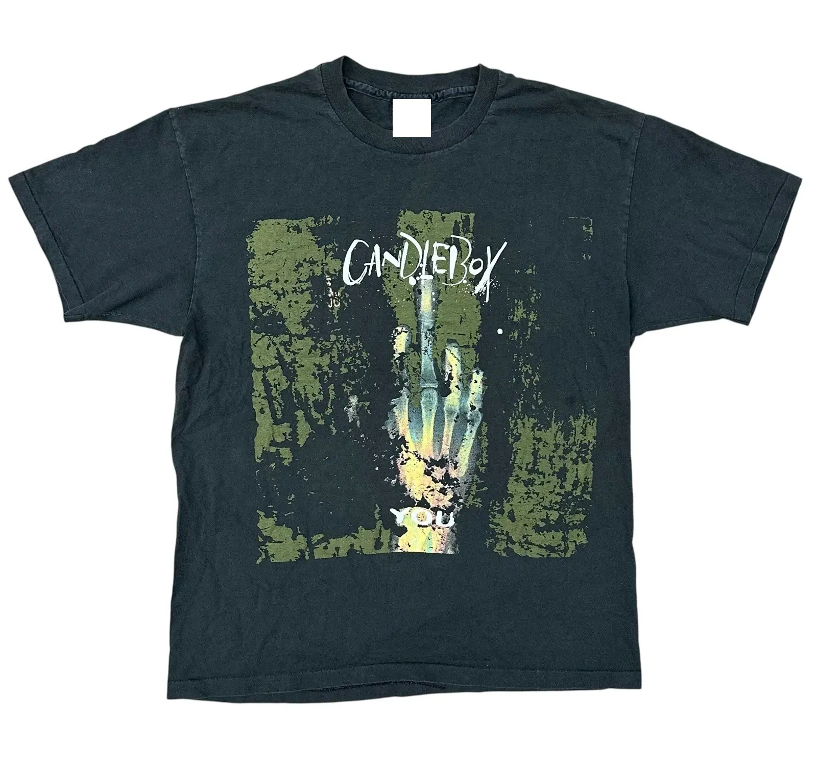 Vintage 90s Candlebox Grunge Band Black T-Shirt, Gift for Fans Cotton Unisex Men's T-Shirt