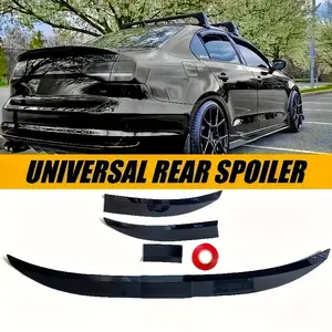 Tail Wing Exterior Body Kit | Rear Wing Kit | Three-section Tail Wing | Rear Diffuser | Sedan Rear Trunk Lid Wing |   Spoilers |   Modification Tail Decoration | ABS | | Providing Excellent Aerodynamics |   Accessories | Thicker Version