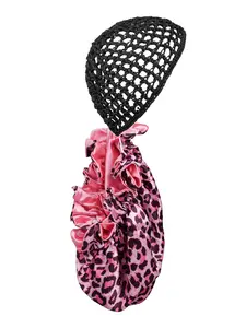 Two-In-One Night Cap, Anti-Static, Prevents Split Ends, Reduces Friction, Easy to Wear, Breathable, Suitable for Long Straight and Curly Wigs, Sleep Bonnets