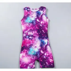Starry Sky Pattern Swimsuit Sleeveless Cute Comfortable Toddler One-Piece Suit Suitable for Summer Beach And Bathing Boxer Swimsuit